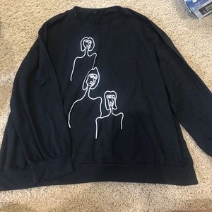 Shein light crewneck